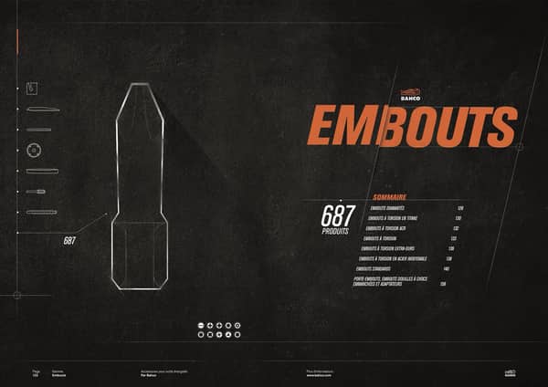 Catalogue des embouts Bahco