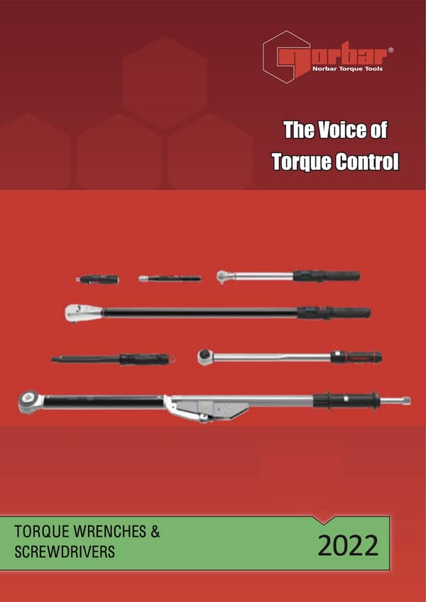 Catalogue des clés et tournevis torque Norbar