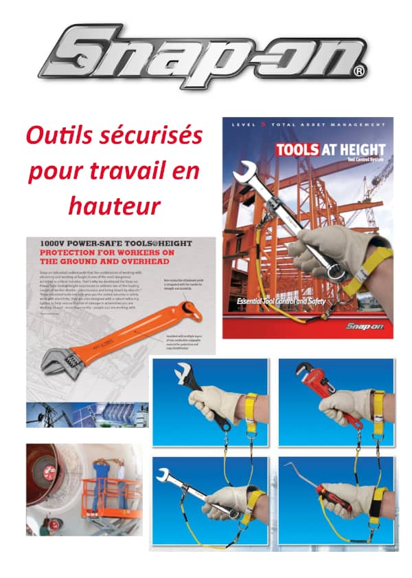 Brochure des outils pour travail en hauteur Tools @ Height de Snap-on