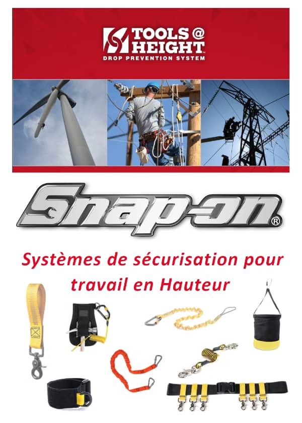 Catalogue systèmes de sécurisation en hauteur Tools @ Height de Snap-on