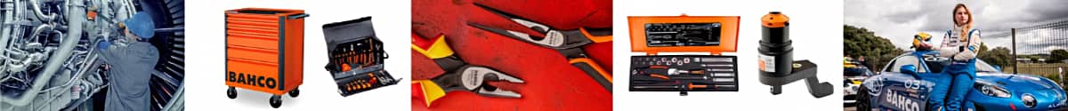 Un ensemble d’outils à main professionnels et équipements d’atelier de la marque Bahco