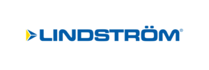 Le logo de Lindström dans les couleurs de la marque